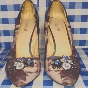 Nine West Gazebo 2 Purple Canvas Print 9.5